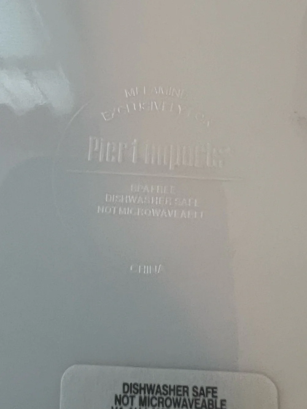 NWT Pier1 Oversized Plastic Popcorn Bucket